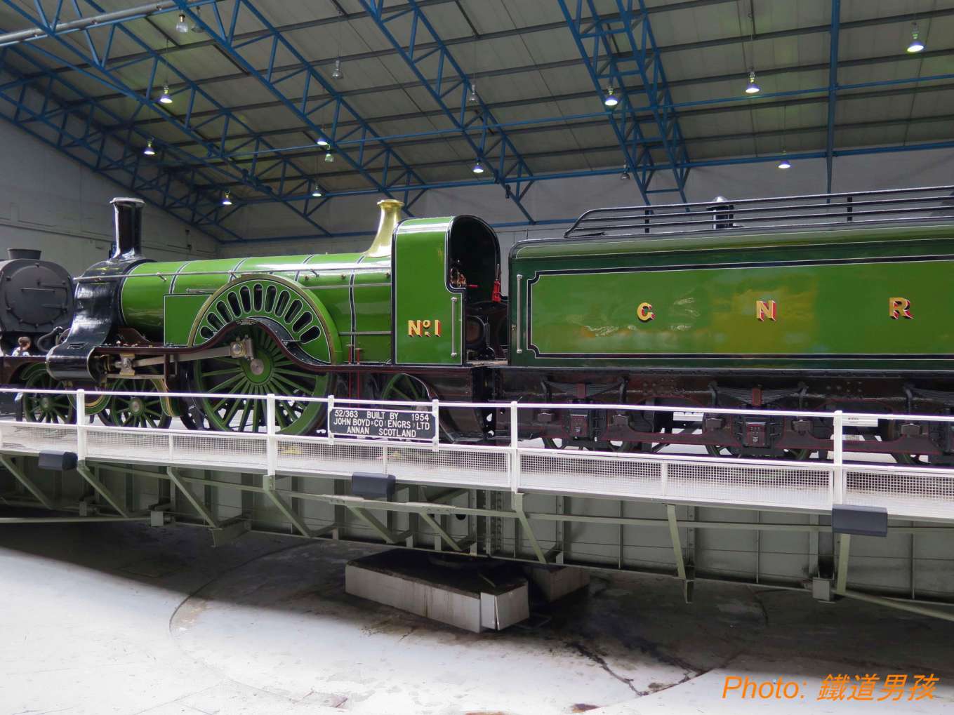 GNR Stirling Single 4-2-2 No1實車